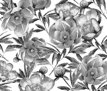 479287-欧美复古手绘玫瑰花女装匹布