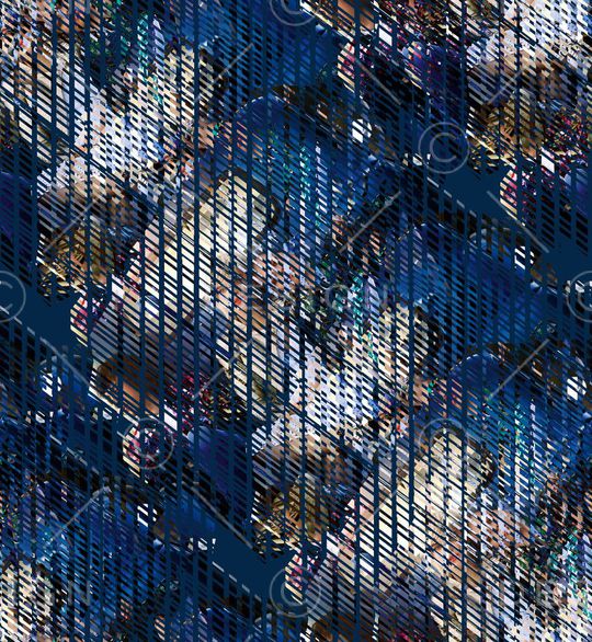 复古印花华亿平台图片