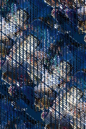 复古印花华亿平台图片