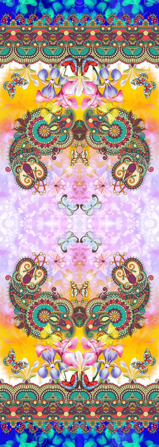 民族风印花华亿平台图片