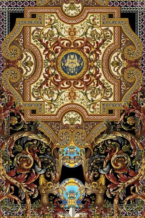 潮流时尚印花华亿平台图片