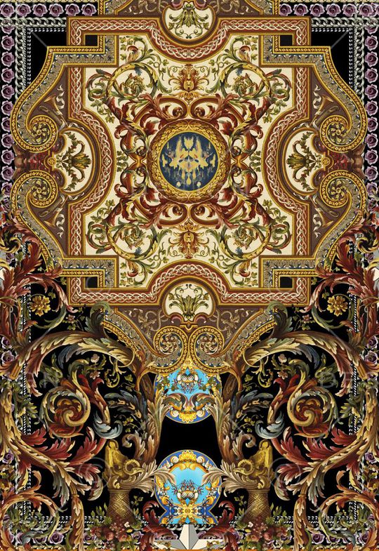 潮流时尚印花华亿平台图片