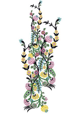 田园乡村印花华亿平台图片