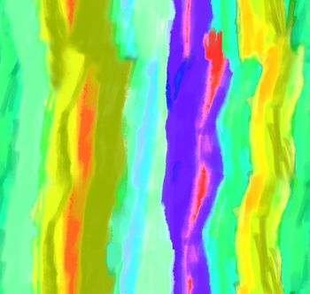 479602-时尚油画棒笔触色彩斑斓女裙大牌