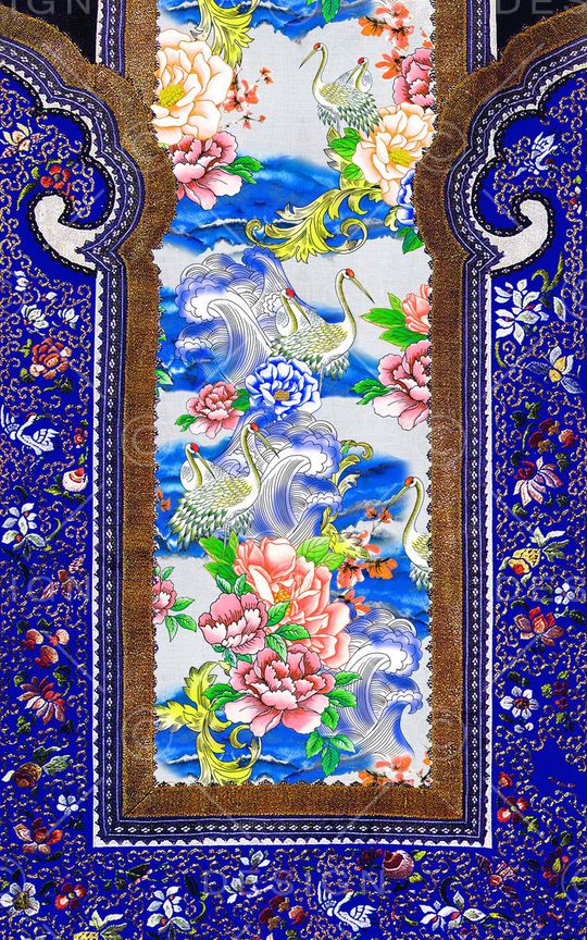 云纹印花华亿平台图片