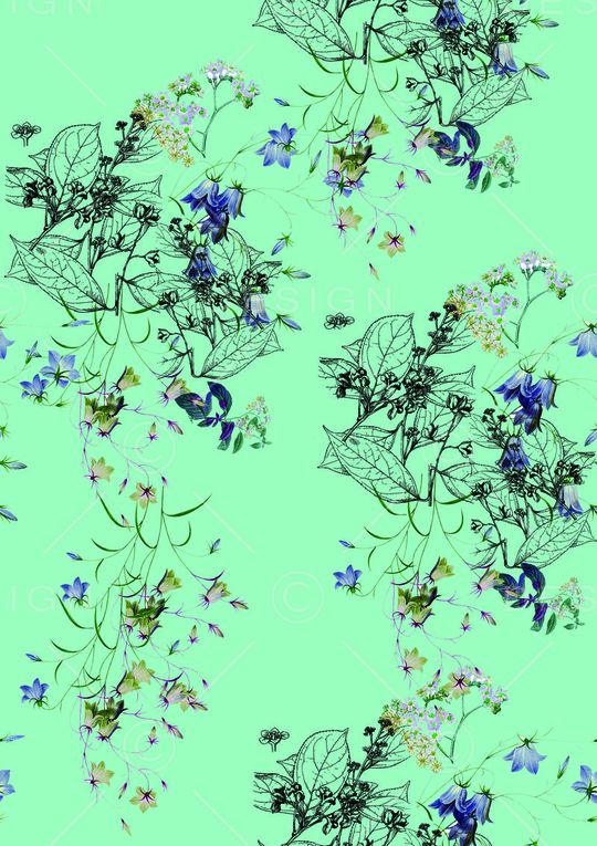 小清新印花华亿平台图片