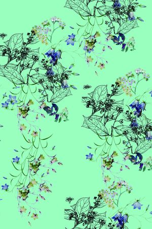 小清新印花华亿平台图片