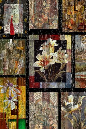 复古印花华亿平台图片