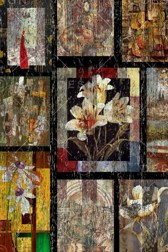 复古印花华亿平台图片