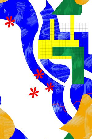 抽象印花华亿平台图片