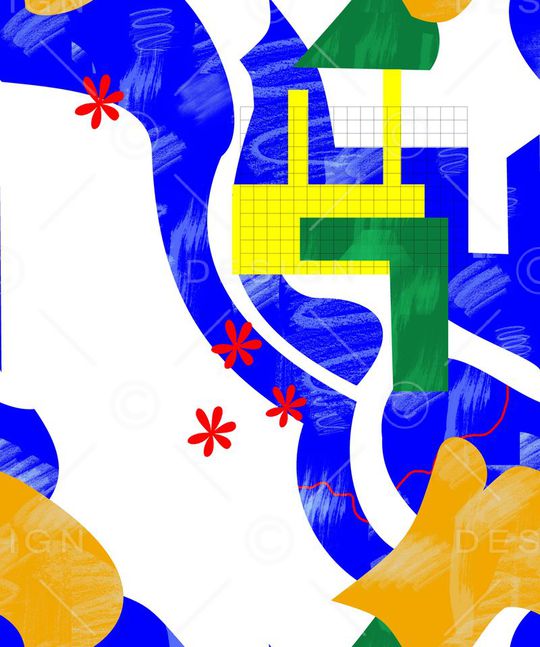 抽象印花华亿平台图片