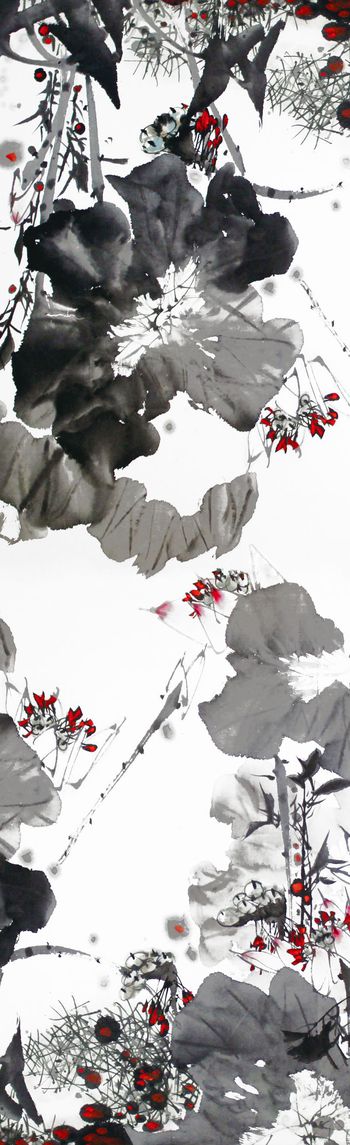 荷花印花华亿平台图片