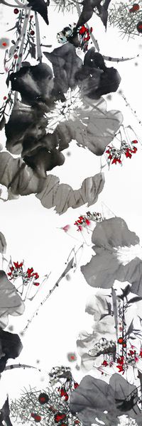 荷花印花华亿平台图片