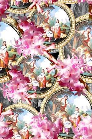 流行时尚印花华亿平台图片