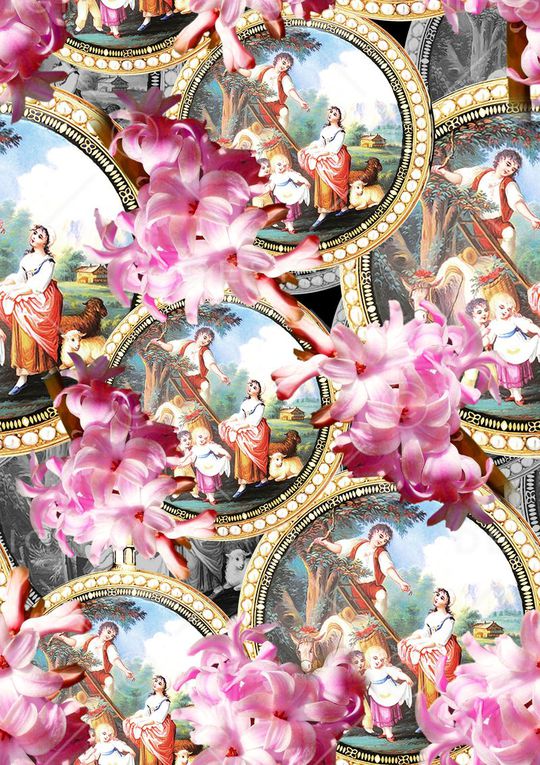 流行时尚印花华亿平台图片