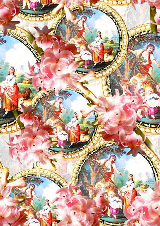 流行时尚印花华亿平台图片