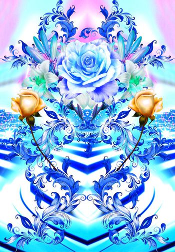 479927-民族中国古时尚手绘幻彩陶瓷 印花 