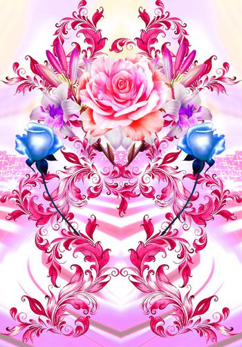 479928-民族中国古时尚手绘幻彩陶瓷 印花 