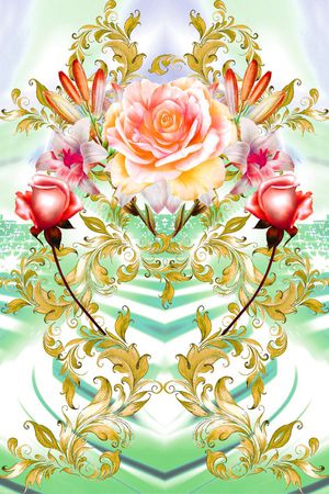 民族风印花华亿平台图片