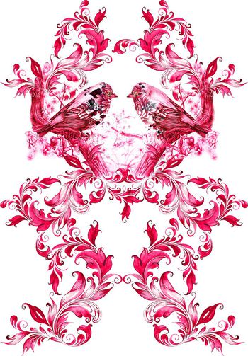 479931-民族中国古风手绘陶瓷 印花   定