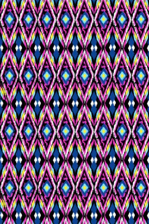 几何图形印花华亿平台图片