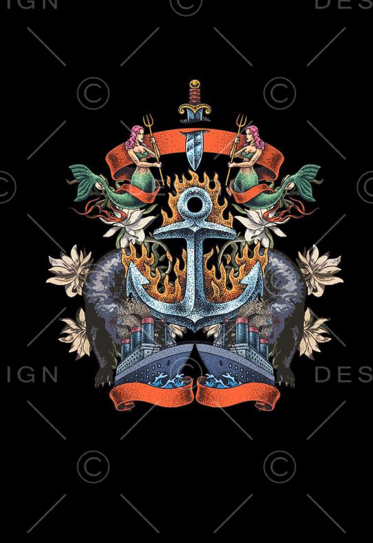 潮流时尚印花华亿平台图片