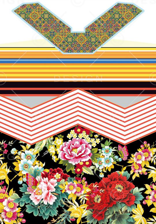 中国风印花华亿平台图片