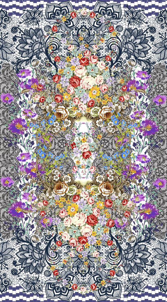 蕾丝印花华亿平台图片