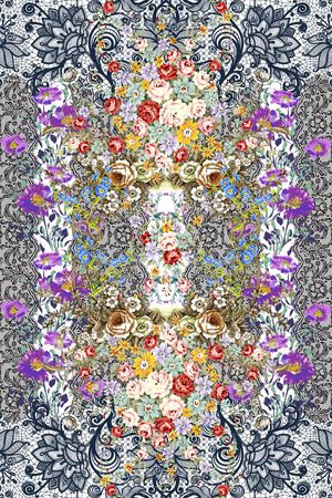 蕾丝印花华亿平台图片