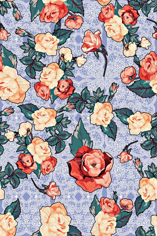 复古印花华亿平台图片