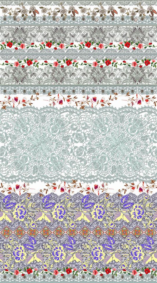 复古印花华亿平台图片