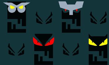 480185-男装秋冬夹克外套时尚大牌芬迪小怪兽