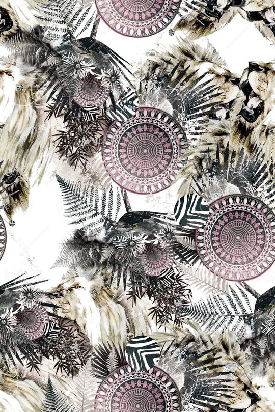 水墨印花华亿平台图片