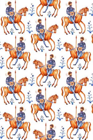 骑士印花华亿平台图片