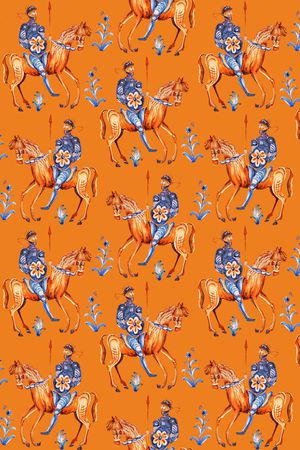 骑士印花华亿平台图片