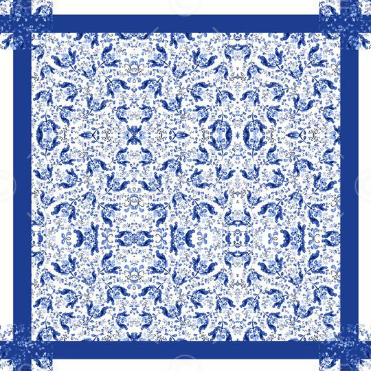 方巾印花华亿平台图片