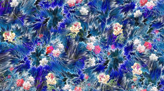 抽象印花华亿平台图片