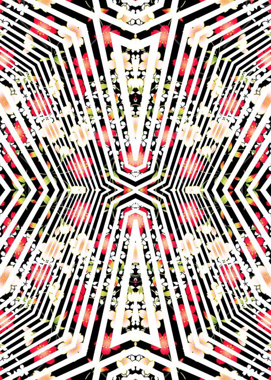 几何印花华亿平台图片