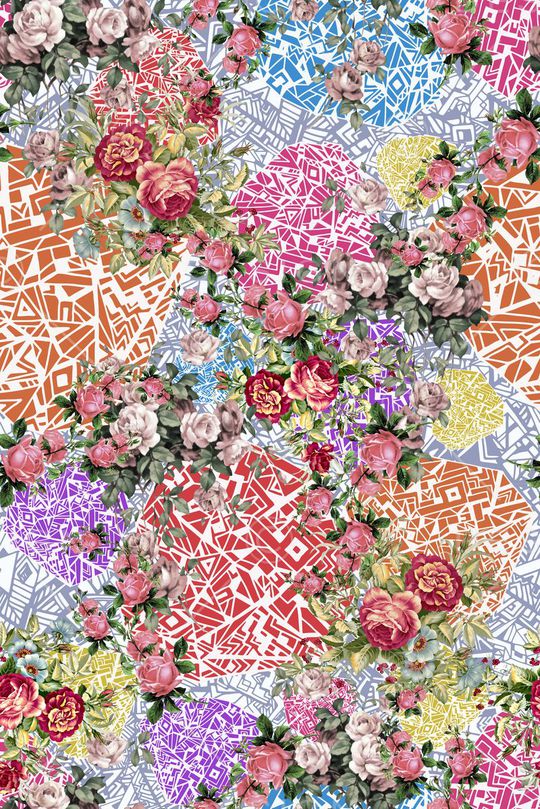 几何印花华亿平台图片