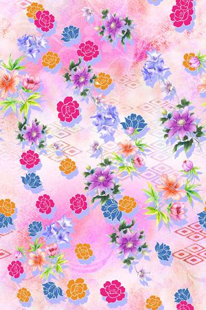 抽象印花华亿平台图片