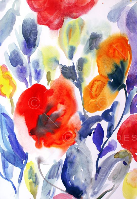 Flowers印花华亿平台图片