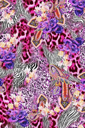 佩兹利印花华亿平台图片