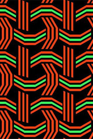 几何花印花华亿平台图片