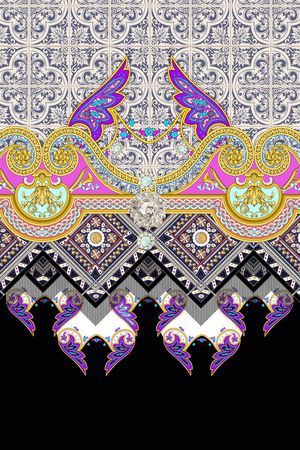 宫廷风印花华亿平台图片