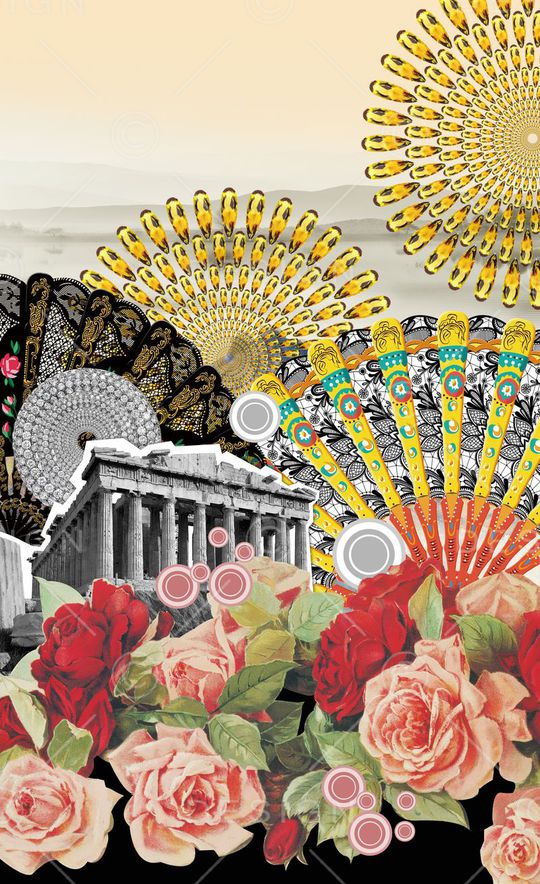 潮流时尚印花华亿平台图片