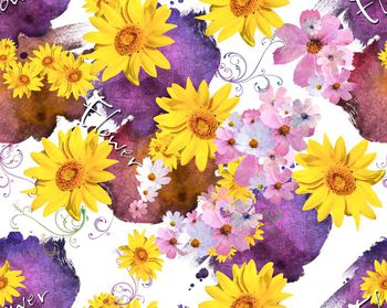 480688-破碎的激情 补丁花朵 几何线条 向