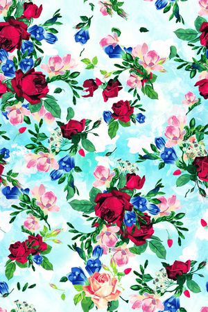 花朵印花华亿平台图片