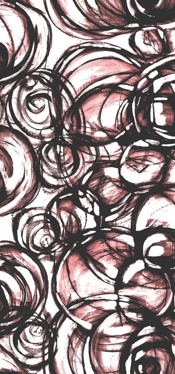 480755-复古 中国风 水墨笔刷纹  夹克 