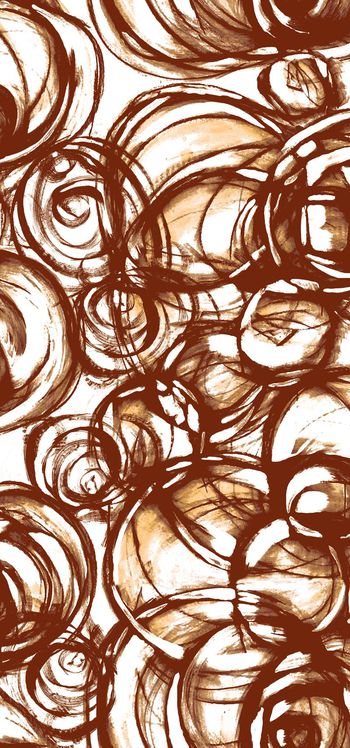 480757-复古 中国风 水墨笔刷纹  夹克 