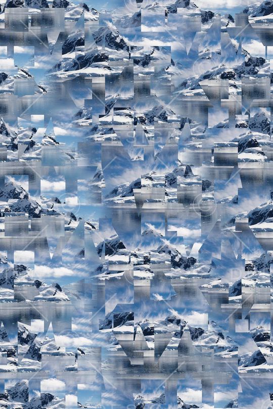 冰冻霜雪印花华亿平台图片